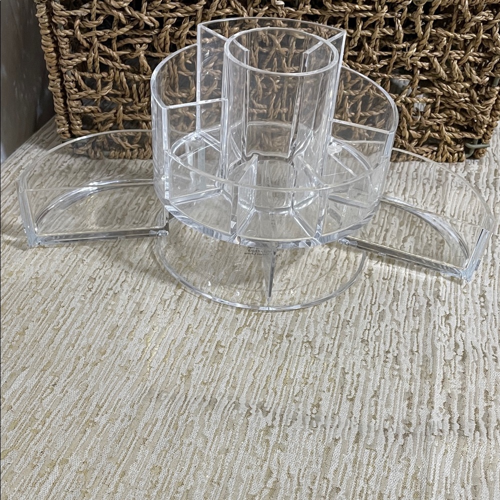 LONDON SOHO NEW YORK Clear Rotating Organizer New